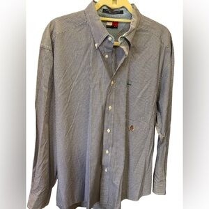 Tommy Hilfiger Vintage Crest Gingham Button-Down Shirt Men’s L
